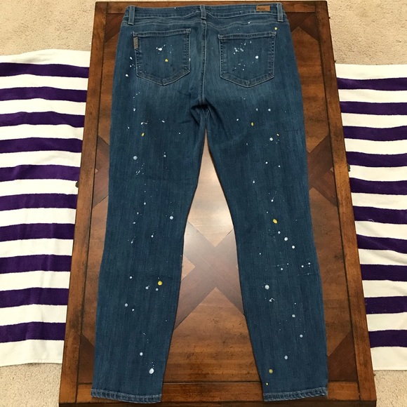 Paige Verdugo Ankle paint splatter Jeans - Picture 3 of 11